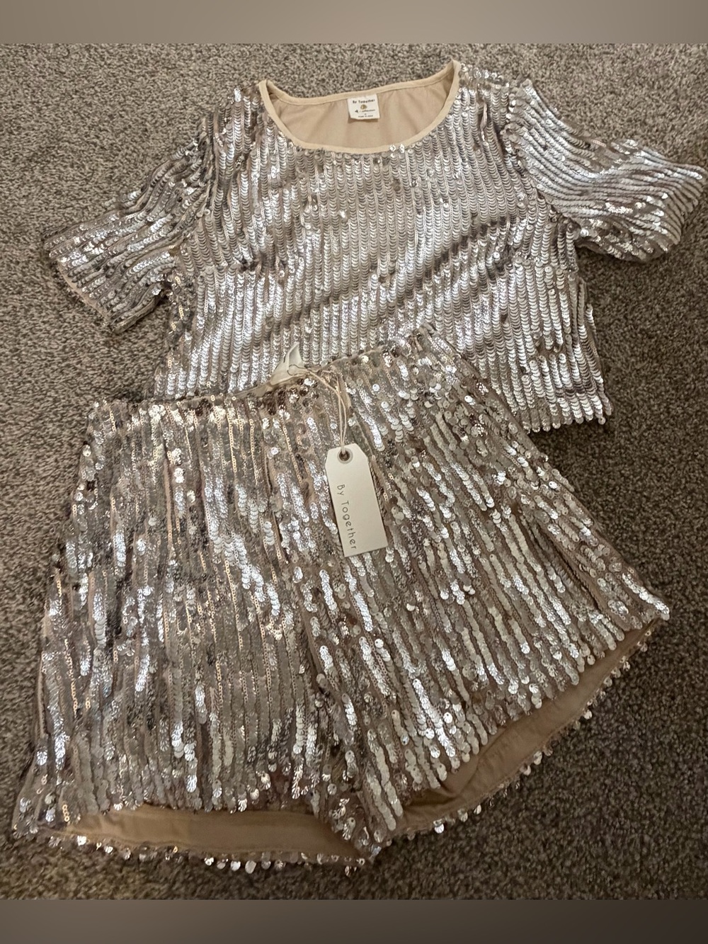 Women’s by together sequin set size S SWT